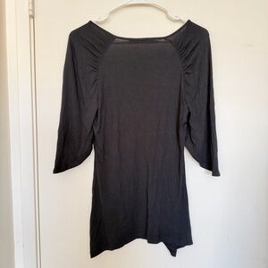 Cable and Gauge y2k Black Knit Top
